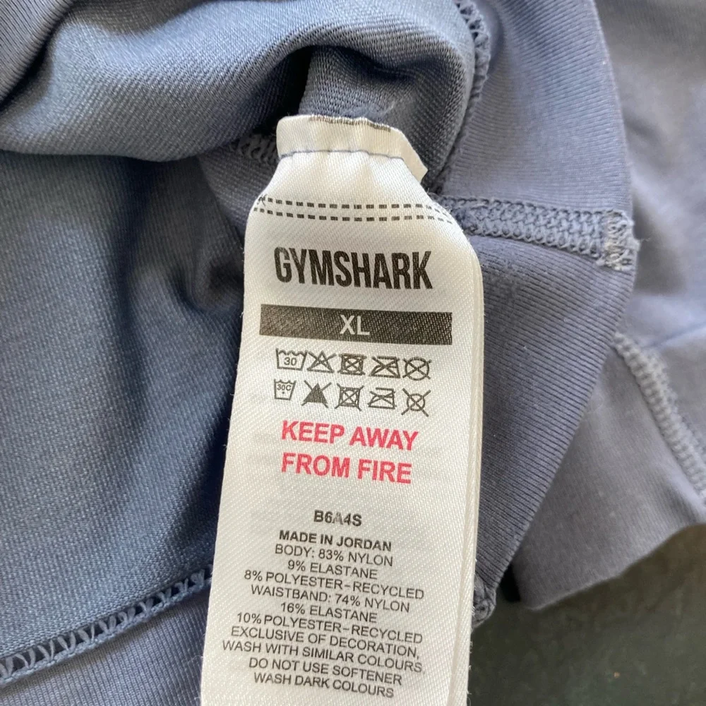 Gymshark Shorts Womens Large Gray High Waist Biker Compression Gym XL - Picture 9 of 9